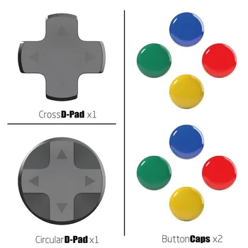 Cross & Circular D-Pad, Buton Capac Set pentru Nintendo Comutator Bucurie-con ABXY Butonul Autocolant Capace de Acoperire Pentru NS NX