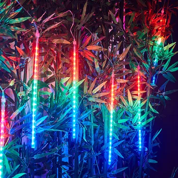 Crăciun 30/50cm 8 Tuburi LED Lumini Șir de Meteoriți Ploaie Impermeabil în aer liber Lumini Pentru Pomul de Petrecere de Nunta de Decorare