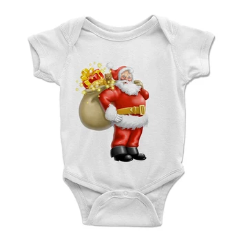 Crăciun ren print T-shirt fată nou-născut îmbrace confortabil si respirabil copil de moda de anul nou haine nou-născut cadou