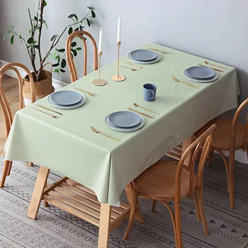 Culoare solidă Nordic material Impermeabil față de masă de ulei-dovada rezistente la căldură, masă de cafea placemat personaliza plastic PVC fata de masa