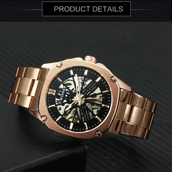 CÂȘTIGĂTORUL Ceasuri de Lux Mens 2020 Automat Mechanical Ceas de Aur pentru Bărbați Militare Ceas de mână de Brand de Top Casual Ceas relogio masculino