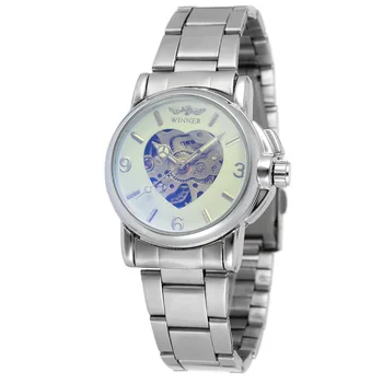 Câștigătorul de Lux, Ceasul de Aur Femei Ceasuri Mecanice Brand de Top Ceas de Lux pentru Femei Ceas Automată de Montre Femme relogio feminino