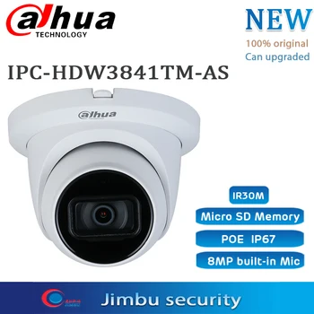 Dahua IPC-HDW3841TM-CA 8MP WizSense de Rețea POE Camera Slot pentru Card SD IP67 IR 30M AI Camera Construit în Microfon