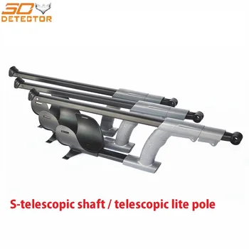 De înaltă calitate, s-telescopic lite pol pentru underground metal detector ax telescopic