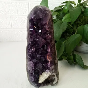 De înaltă calitate Uruguay piatra geode de ametist cristal de cuarț de bord decor acasă display amethyste pierre naturelle
