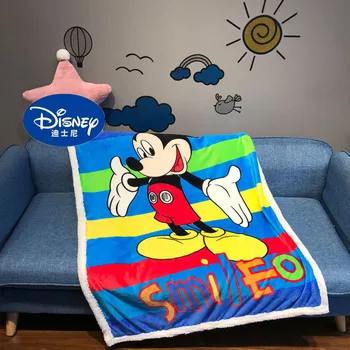 Desene animate Disney Minnie Mouse Lână de Miel Lână Patru Anotimpuri Calde pentru Copii Patura copii Copii Arunca Canapea Mat Foi de Cadou