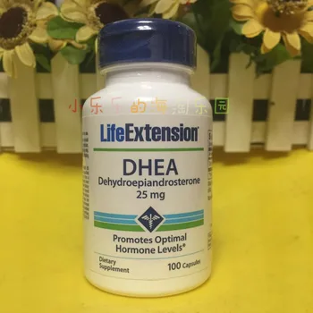 DHEA Dehidroepiandrosteron 25 Mg Promovează Optimă Nivelurile de Hormon de 100 Buc