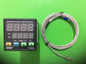 Digital Dual F/C PID Controler de Temperatura Termostat TA4-SNR(SSR de control de ieșire+ un releu de alarmă)+2M 6.6 ft K thermocopanale