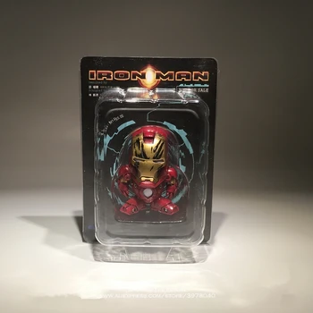 Disney Marvel Avengers Iron Man 4cm Acțiune Figura Postura Anime Decor Colecție de Figurine model de Jucărie pentru copii cadouri
