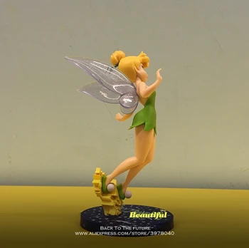 Disney Tinker Bell Desene animate Printesa 20cm mini papusa de Acțiune Figura Anime Mini Colecție de Figurine model de Jucărie pentru copii cadouri