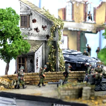DIY Diorama Model de Frunze de Viță de vie de Flori și Vegetație Materiale Militare Model Scenă Peisaj Nisip Aspect de Masă