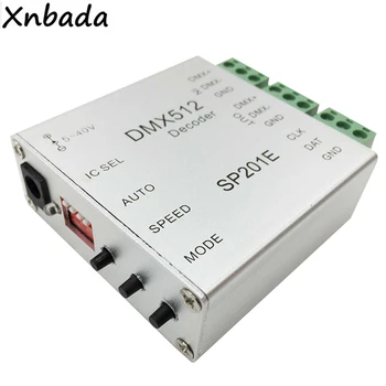 DMX512 Decodor DMX Controler cu Led-uri Pentru WS2801 WS2811 WS2812B Benzi cu Led-uri Module Suport 2048Pixels DC5-40V
