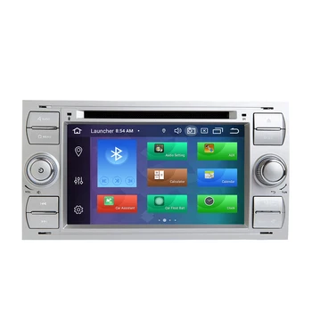 DSP 2din Android 10 Radio Auto Pentru Ford Focus 2 3 mk2 Kuga Mondeo 4 Fiesta, Transit Connect S-C MAX Multimedia GPS Stereohead unitate