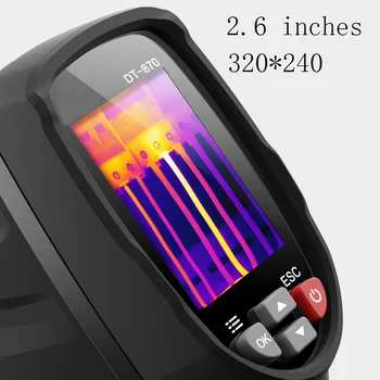 DT-870 aparat de fotografiat termic de transmisie Bluetooth date Imaging Camera de termoviziune în infraroșu cu software de analiză a Sprijini Android și iOS