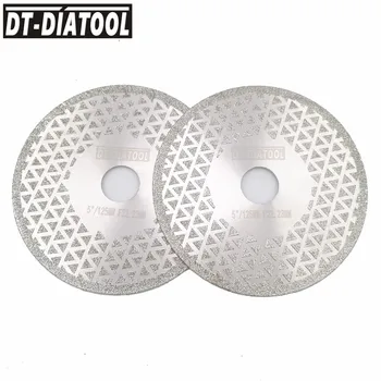 DT-DIATOOL 2 buc Diametru 125MM Galvanizare Diamant Disc de Tăiere 5