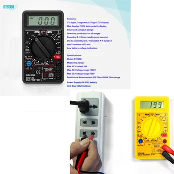 DT830B multimetru digital+ 220v 30W Fier de Lipit+ electric creion + alte DIY instrumente electronice kit Pachet de 12