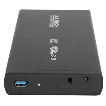 Durabil Hard Disk Caz Solid Color de 3.5 inch Hard Disk Extern Cabina de SATA pentru USB3.0 Adaptor pentru Laptop