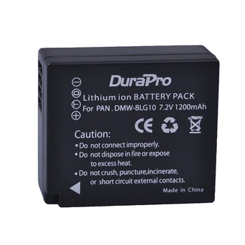 DuraPro 1 buc DMW-BLG10 DMW BLG10E BLG10 BLG10PP Camera Baterie pentru Panasonic Lumix DMC GF6 GX7 GF3 GF5 GX7 LX100 Bateria