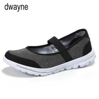 Dwayne Nou Toamna Vulcanizat Pantofi Femei Plasă de sex Feminin Platforma Banda Elastica Încălțăminte pentru Femei Pânză Pantofi Plat