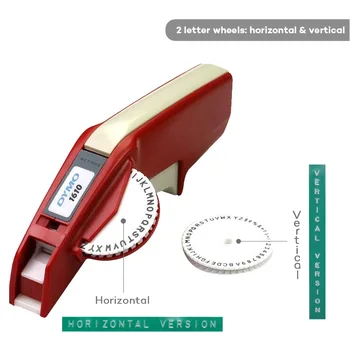 Dymo 3D Relief Manual Stereo Eticheta Imprimante 1610 Plastic Etichete Imprimante Letterings Mașină Express Organizator Label Maker