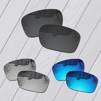 E. O. S 3 Perechi Black & Silver & Blue Ice Polarizat Lentile de Înlocuire pentru Oakley Hijinx ochelari de Soare