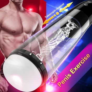 Electric Pompa pentru Penis Puternic Supt de sex Masculin Masturbator Automat Pompa de Vid Penis Extindere Practicanta Jucarii Sexuale pentru Barbati