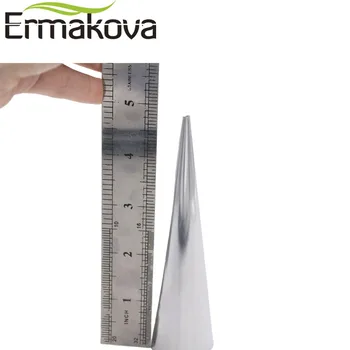 ERMAKOVA 12-Piese de Mari Dimensiuni din Oțel Inoxidabil Crema de Patiserie Corn Matrite Tub Conic Con Rola de Patiserie Corn Mucegai Mucegai Instrument de Copt