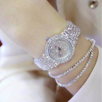 Femei De Lux Ceasuri Cu Diamante Renumite Brand Rochie Eleganta De Cuarț Ceasuri Doamnelor Stras Ceas Relogios Femininos
