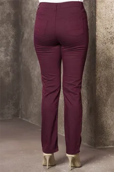 Femei pantaloni sport 2020 tendință de zi cu zi casual elegant pentru Femei pantaloni plus dimensiune panza simplu talie înaltă, din denim birou sexy făcute în turcă