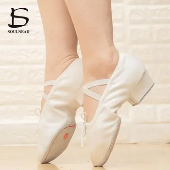 Femeie de Jazz de Pantofi de Dans Pătrat Scăzut Toc 4cm Practică Dans Pantofi Pentru Femei Dimensiune 34-41 Fata de Balet, Dans Pantofi en-Gros