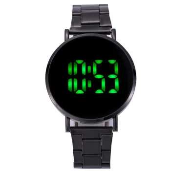 Femeile Digitale Ceasuri de Lux Stras Men Sport Ceas din Oțel Inoxidabil Curea cu LED-uri Impermeabil Ceas Electronic zegarek damski