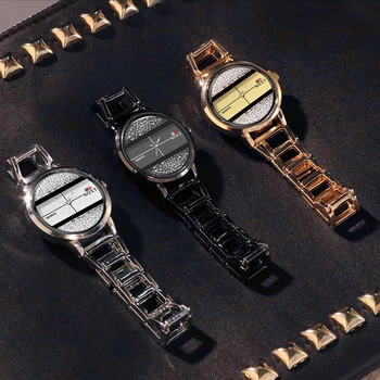 Feminino Relogio Design Unic Cuarț Ceas Brățară Nouă Femei Ceas de mana Casual Reloj de Aur/Argint Mujer Saati relojes mujer
