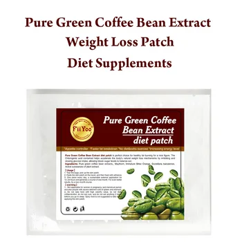 FiiYoo 3 sticle de aprovizionare Pur de cafea verde a fost extracte dieta patch-uri pentru pierderea în greutate de eficiente de slabit repede pentru bărbat și femeie