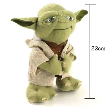 Filme Disney Star Wars Copilul Yoda Păpuși de Pluș Drăguț Moale Umplute 22cm Bumbac Peluche Jucării de Desene animate Drăguț Copii de Craciun Cadou