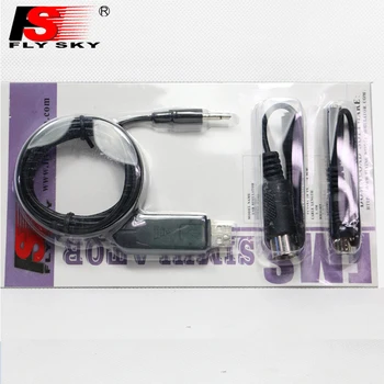 Flysky FS-SM100 RC USB Simulator de Zbor Cu FMS Cablu pentru FLYSKY FS-i6 i10 i6X FS-T6 FS-CT6B TH9X RC Transmițător Radio