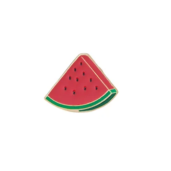 Fructe minunat Brosa Pepene Email Pin Badge Denim Sacou Rever Pin Haina insigna Pentru Femei Bijuterii Barbati Accesorii Ace Cadou