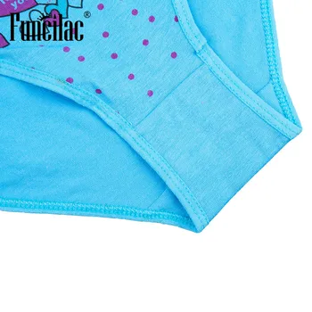 FUNCILAC fără Sudură Femeie Chilotei Lenjerie de corp Lenjerie Cute Print Joase Culotte Femme Coton Sexy Boxeri Chiloți 5pcs/lot