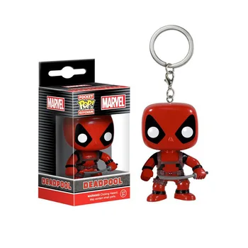 Funko pop Americană echipa Spiderman, Iron Man, Deadpool Daredevil Panteră Neagră Breloc figurina Jucarii pentru copii