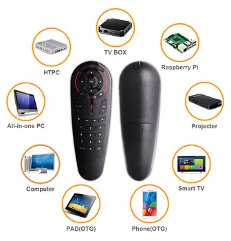 G30 Voce Telecomanda Air Mouse Wireless Mini Kyeboard cu IR de Învățare pentru Android TV Box PC-ul