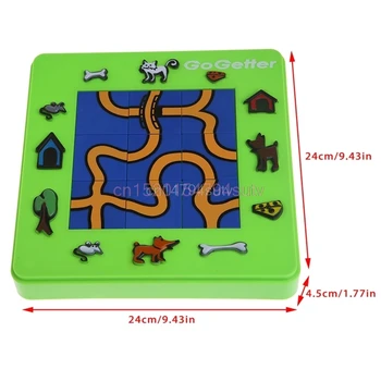 Go Getter Pisică și Mouse-ul Jucărie Consiliului de Desene animate Puzzle Labirint Joc de Inteligenta Cadou #H055#