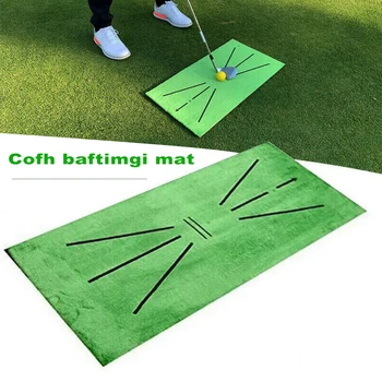 Golf portabil Ajutor pentru Formare Practica Swing Mat Durabil, Ușor de Curățat Cadou Minunat pentru iubitorii de Sport Alfombra De Practica De Golf