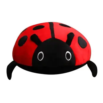 Grăsime drăguț desene animate ladybird pluș jucărie pentru copii papusa moale pernă jucărie animal de pluș animale amuzant cadou de ziua de nastere pentru copii prieteni