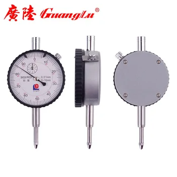 GUANGLU rezistent la Socuri Indicator cu Cadran 0-10/0.01 mm Cu proptele Cadran Reloj Comparador Bore Gauge Micrometru Măsuri de Instrumente