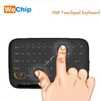 H18 MINI Tastatura Wireless 2.4 GHZ Full Touchpad-ul Controller Gaming Mouse-ul de Aer pentru Smart tv Android TV Box PC-ul de Lucru cu X96 MINI