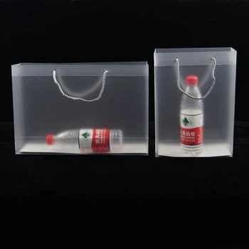 HARDIRON Gros în Picioare Translucid PP Cadou de Plastic rezistent la apa Sac de Ambalare PVC Personalizate LOGO-ul Portabil de Cumpărături Buzunar