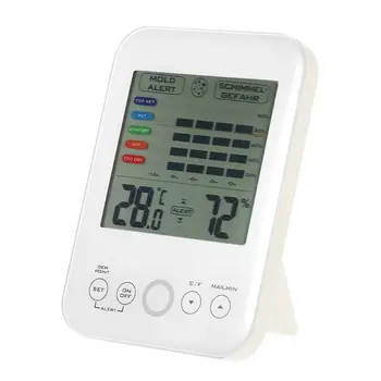Higrometru Digital Termometru Alarma Si Ecran LCD Touch Screen de Interior Termometru Si Higrometru 5-nivel de Scară