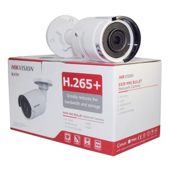 Hikvision Camera de Securitate Kituri Încorporat Plug & Play H. 265 NVR 8CH 8POE & 4BUC 8MP Camera IP DS-2CD2085FWD-am WDR POE Glonț