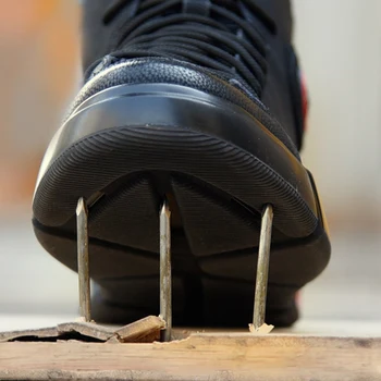Iarna Cizme De Siguranță Men Steel Toe De Siguranță Glezna Pantofi De Lucru Din Piele Pantofi De Protecție Puncție-Dovada Cizme De Lucru Dovada De Apă Barbati Cizme