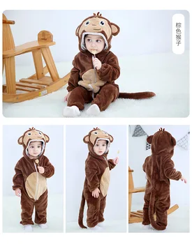 Iarna Haine Pentru Copii Panda Unicorn Romper Băiat Costum Nou-Născut Romper Pentru Bebe Haine Copii Fete, Salopeta Bebelus Copil Traverse