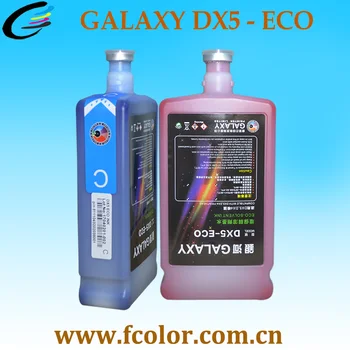 Inkjet Cerneala Eco Solvent Pentru DX4 Dx5 Dx7 capului de Imprimare Galaxy Cerneală de Imprimantă en-Gros de 20 de Litri de Transport Gratuit